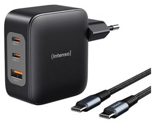 Intenso | KIT Cargador GaN W100ACC + Cable USB-C