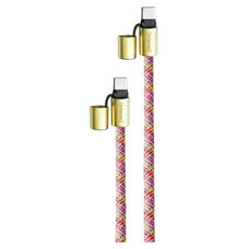 Intenso Lanyard Cable USB-C C 1,65 m Neon mix-123 Intenso Lanyard Cable USB-C C 1,65 m Neon mix
