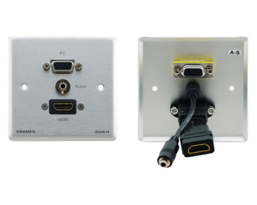 (CONSULTAR STOCK) KRAMER ROOM CONNECTIVITY CONNECT - ROOM CONNECTIVITY PASSIVE WALL PLATE - 15-PIN HD (F/F), 3.5MM & HDMI-MODEL (WXA-H/EU(W)-86) (80-000114) (Espera 4 dias)-10532 (CONSULTAR STOCK) KRAMER ROOM CONNECTIVITY CONNECT - ROOM CONNECTIVITY PASSIVE WALL PLATE - 15-PIN HD (F/F), 3.5MM & HDMI-MODEL (WXA-H/EU(W)-86) (80-000114) (Espera 4 dias)
