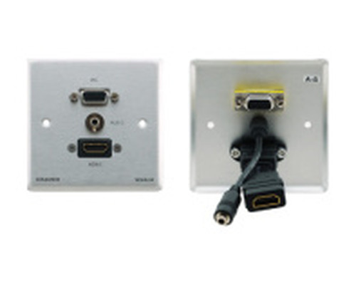 (CONSULTAR STOCK) KRAMER ROOM CONNECTIVITY CONNECT - ROOM CONNECTIVITY PASSIVE WALL PLATE 15−PIN HD, 3.5MM AUDIO, USB & HDMI-MODEL (WXA-HU/US(B)) (80-000232) (Espera 4 dias)-10519 (CONSULTAR STOCK) KRAMER ROOM CONNECTIVITY CONNECT - ROOM CONNECTIVITY PASSIVE WALL PLATE 15−PIN HD, 3.5MM AUDIO, USB & HDMI-MODEL (WXA-HU/US(B)) (80-000232) (Espera 4 dias)