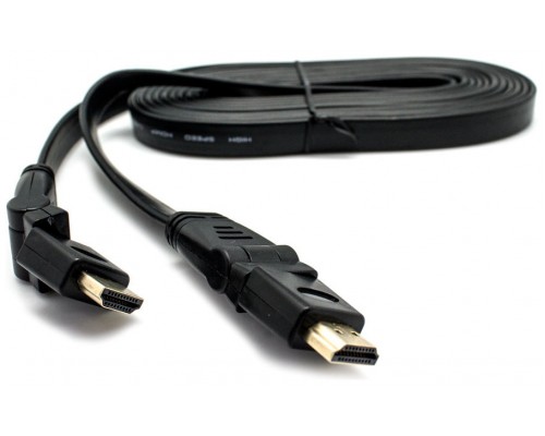 Cable HDMI Plano M/M Angulo 90º+180º 3.6M BIWOND (Espera 2 dias)
