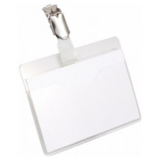 CAJA DE 25 IDENTIFICADORES CON PINZA TRANSPARENTE 60X90 DURABLE 8106-19 (Espera 4 dias)