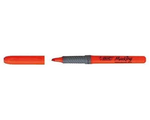 MARCADOR FLUORESCENTE HIGHLIGHTER GRIP TRAZO 1,5-3,3MM. NARANJA BIC 811933 (MIN12) (Espera 4 dias)