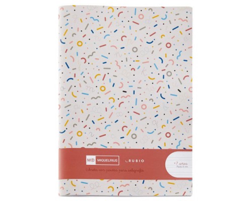 CUADERNO GRAPADO 4º 32HOJAS PAUTA 4MM MR CON EJERCICIOS RUBIO MIQUELRIUS 8142 (Espera 4 dias)