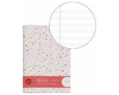 CUADERNO GRAPADO A4 50HOJAS PAUTA 4MM MR CON EJERCICIOS RUBIO MIQUELRIUS 8144 (Espera 4 dias)