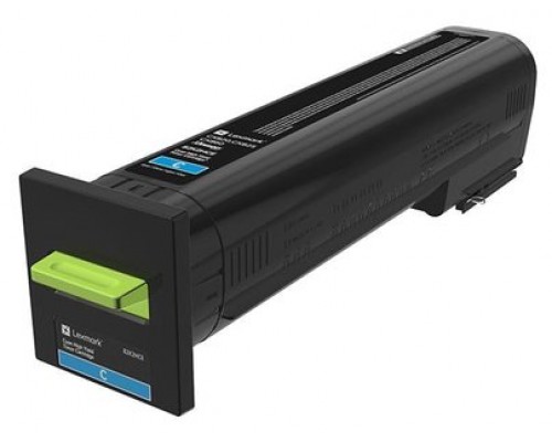 Lexmark CX82x, CX860 Cartucho cian rendimiento alto Corporativo(17 000 paginas)