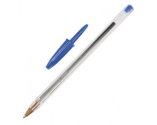 BOLIGRAFO CRISTAL CUERPO TRANSPARENTE TRAZO 0,4 MM. COLOR AZUL BIC 8373609 (MIN50) (Espera 4 dias)