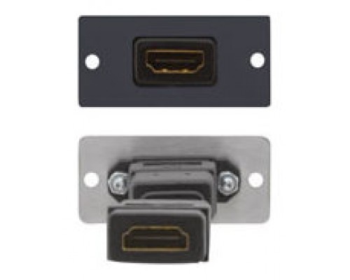 Kramer Electronics W-H(W-HDMI)(B) placa de pared y cubierta de interruptor Negro (Espera 4 dias)