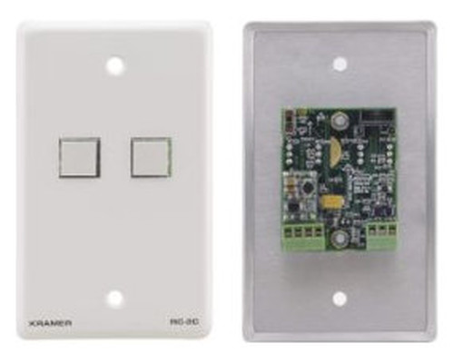 KRAMER CONTROL WALL PLATE &ndash; RS-232 & IR CONTROLLER - RC-2C/EU(W)-86 (85-70842290) (Espera 4 dias)