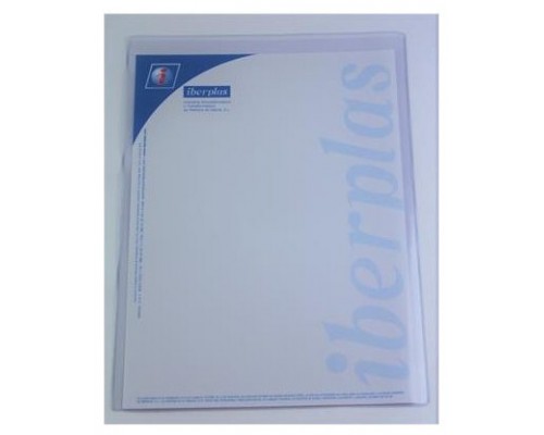 CAJA 50 FUNDAS FORMATO A3 "U" PORTADOCUMENTOS PVC CRISTAL 150 MICRAS IBERPLAS 86Q50 (Espera 4 dias)