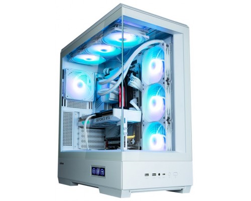 CAJA ZALMAN P50 DS ATX 4 XVENT 120MM ARGB 2XUSB 3.0 BLANCO S/N FUENTE
