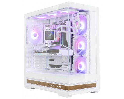 CAJA ZALMAN P40 NAMU ATX 4 XVENT 120MM ARGB 2XUSB 3.0 BLANCO S/N FUENTE