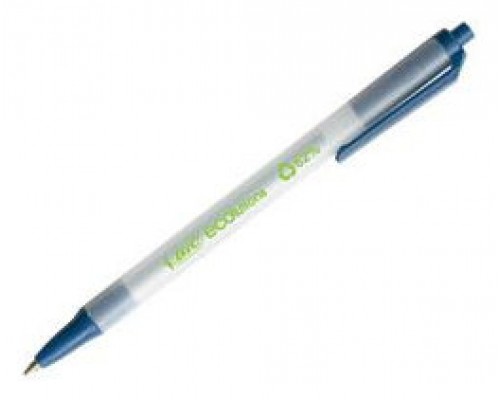 BOLIGRAFO ECO CLICSTIC RECICLADO TRAZO MEDIO EN COLOR AZUL BIC 8806891 (MIN50) (Espera 4 dias)