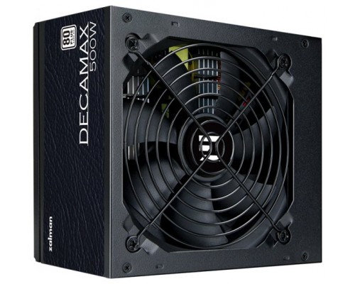 FUENTE DE ALIMENTACION ZALMAN DECAMAX 500W 80+ STANDARD ATX NEGRO