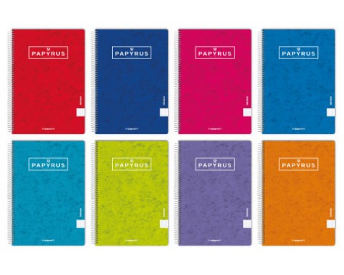 CUADERNO TAPA CONTRACOLADA UNICLASIC 4º 80 HOJAS 90GR. 4X4 COLORES SURTIDOS PAPYRUS 8851099 (MIN5) (Espera 4 dias)