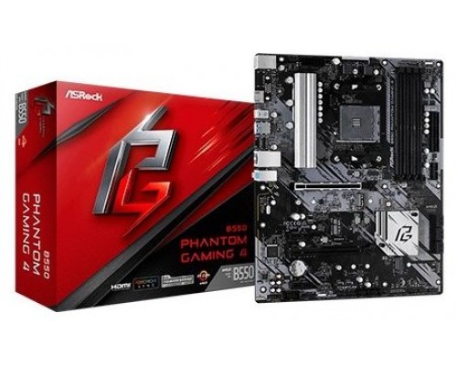 PLACA ASROCK B550 PHANTOM GAMING 4 AMD AM4 4DDR4 (Espera 4 dias)