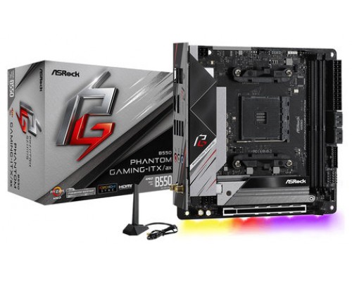 Asrock B550 Phantom Gaming-ITX/a Zócalo AM4 Mini ITX AMD B550 (Espera 4 dias)