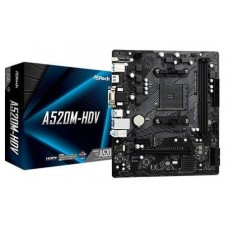 PLACA ASROCK A520M-HDV AMD AM4 2DDR4 HDMI PCIE3.0 (Espera 4 dias)