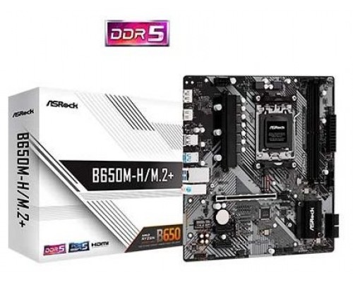 Asrock B650M-H/M.2+ AMD B650 Zócalo AM5 micro ATX (Espera 4 dias)