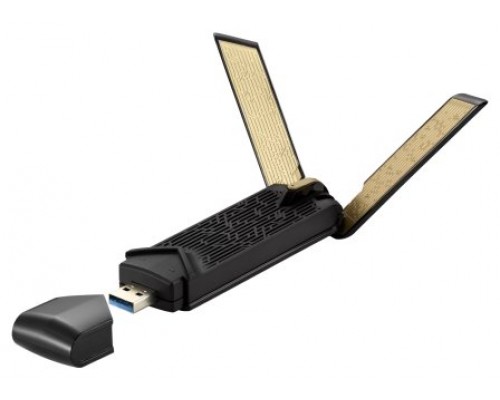 USB WIFI 6 AX1800 USB-AX56 CON DOBLE ANTENA SIN BASE
