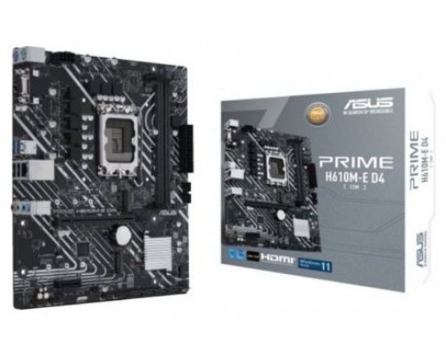 ASUS Placa Base PRIME H610M-E CSM D4