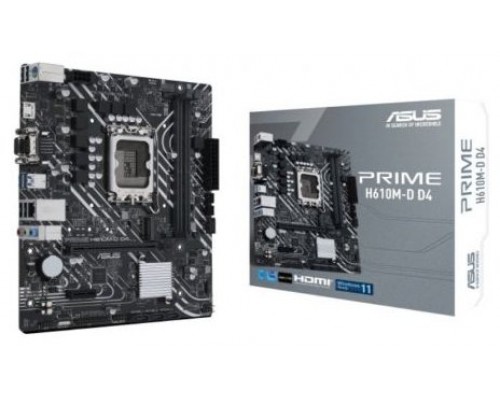 PB ASUS PRIME H610M-D D4 M-ATX Skt 1700 Intel Gen