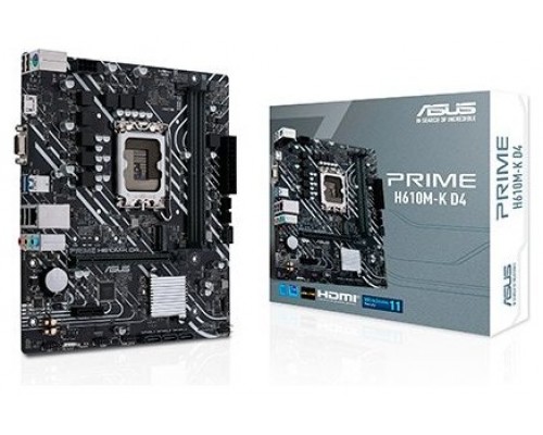 PLACA BASE PRIME H610M-K D4 ASUS (Espera 4 dias)