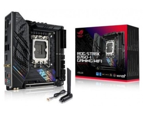 PLACA ASUS ROG STRIX B760-I GAMING WIFI,INTEL,1700,B760,4DDR5,WIFI,ITX (Espera 4 dias)