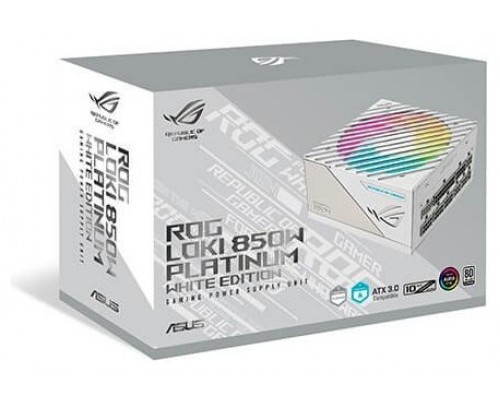 FUENTE DE ALIMENTACION ASUS ROG LOKI SFX-L 850W 80+ PLATINUM BLANCA