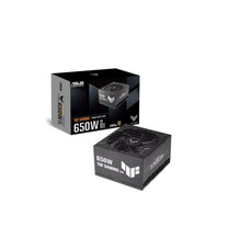 FUENTE ALIMENTACION ASUS TUF-GAMING-650G-EVO,650W, 80+ GOLD, ATX 3.0 COMPATIBLE, MILITARY-GRADE COMPONENTS, DUAL BALL BEARING, AXIAL-TECH FAN, PCB COATING, 10 YEAR WARRANTY) (Espera 4 dias)