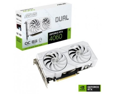 VGA ASUS DUAL-RTX4060-O8GEVO-WHITE OC EDITION 8GB