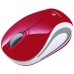 Logitech Ratón Mini M187 Inalámbrico Rojo