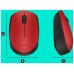 RATON OPTICO WIRELESS M171 ROJO LOGITECH (Espera 4 dias)