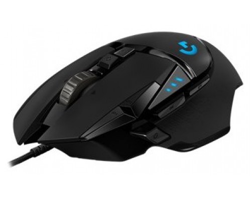 RATON LOGITECH G502 HERO GAMING 25600DPI BLACK (Espera 4 dias)