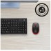 Logitech - Raton optico M190 - Inalambrico - Rojo