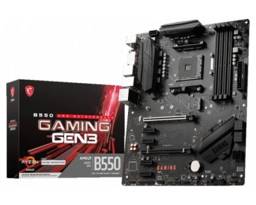 PLACA MSI B550 GAMING GEN3 AMD AM4 DDR4 6SATA3 USB3.2 (Espera 4 dias)