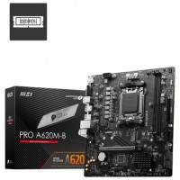 PLACA MSI PRO A620M-B,AMD,AM5,A520,2DDR5,128GB,VGA+HDMI,2.5GBLAN,4SATA3+1XM.2,6USB3.2,MATX (Espera 4 dias)