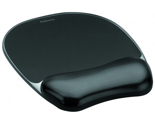 ALFOMBRILLA CON REPOSAMUÑECAS RATON GEL NEGRO FELLOWES 9112101 (Espera 4 dias)