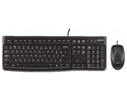 TECLADO Y MOUSE LOGITECH MK120 FRANCES CON CABLE USB