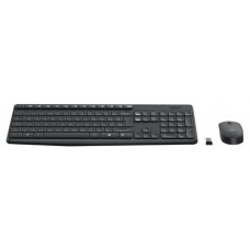 LOGITECH TECLADO + MOUSE MK235 wireless resistente a salpicaduras