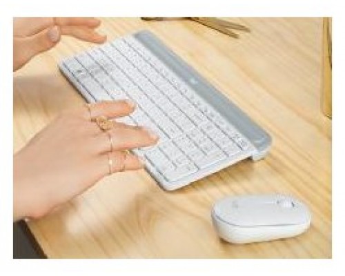 Logitech MK470 Teclado+Ratón Inalambrico Blanco