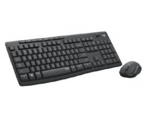 COMBO TECLADO RATON LOGITECH MK295 RF INALAMBRICO NEGRO