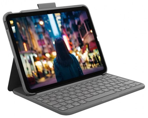 TECLADO BLUETOOTH FUNDA LOGITECH SLIM FOLIO PARA IPAD
