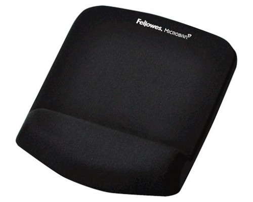 ALFOMBRILLA CON REPOSAMUÑECAS RATON PLUSHTOUCH NEGRO FELLOWES 9252003 (Espera 4 dias)