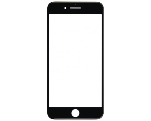 Cristal Pantalla+Marco iPhone 7 Plus Negro (Espera 2 dias)