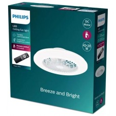 PHILIPS Ventilador Plafón con ventilador Amigo 42+20 W con luz LED