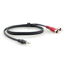 Kramer Electronics C-A35M/2RAM-3 cable de audio 0,9 m 3,5mm 2 x RCA Negro (Espera 4 dias)-1053 Kramer Electronics C-A35M/2RAM-3 cable de audio 0,9 m 3,5mm 2 x RCA Negro (Espera 4 dias)