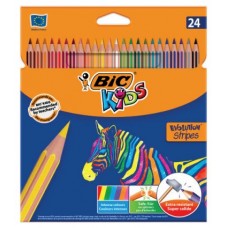 BLISTER 24 LAPICES DE COLORES EVO STRIPES COLORES SURTIDOS BIC 9505251 (Espera 4 dias)