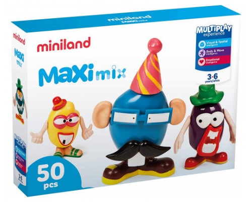 JUEGO MAXIMIX 50 PIEZAS MINILAND 97115 (Espera 4 dias)