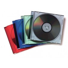 PACK 25 CAJAS CD/DVD SLIM SURTIDOS FELLOWES 98317 (Espera 4 dias)